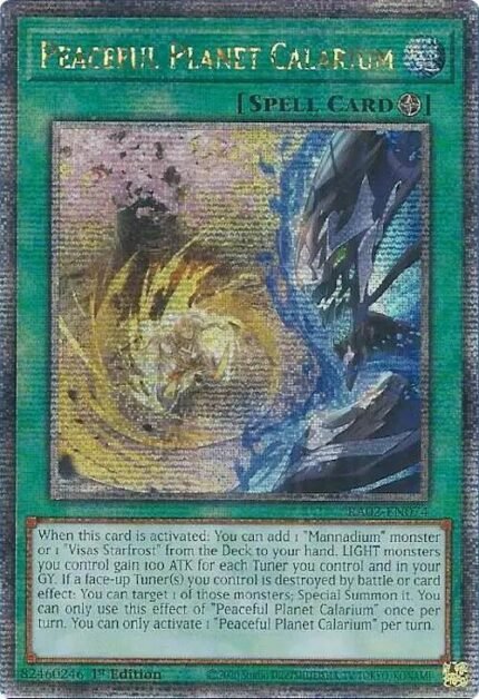 Peaceful Planet Calarium (Quarter Century Secret Rare) - 25th Anniversary Rarity Collection II (RA02)