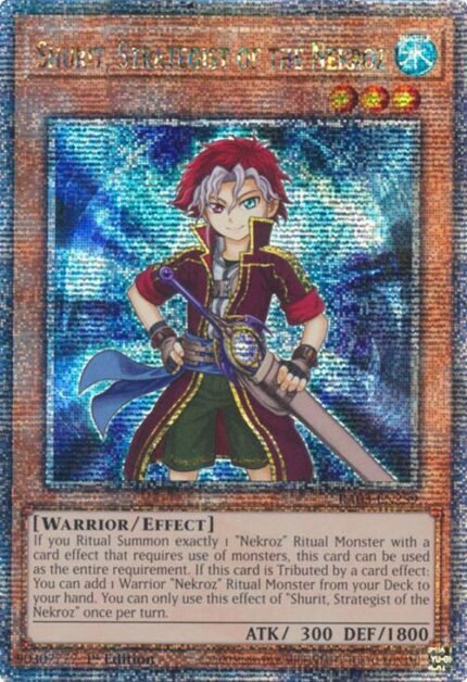 Shurit, Strategist of the Nekroz (Quarter Century Secret Rare) - Quarter Century Bonanza