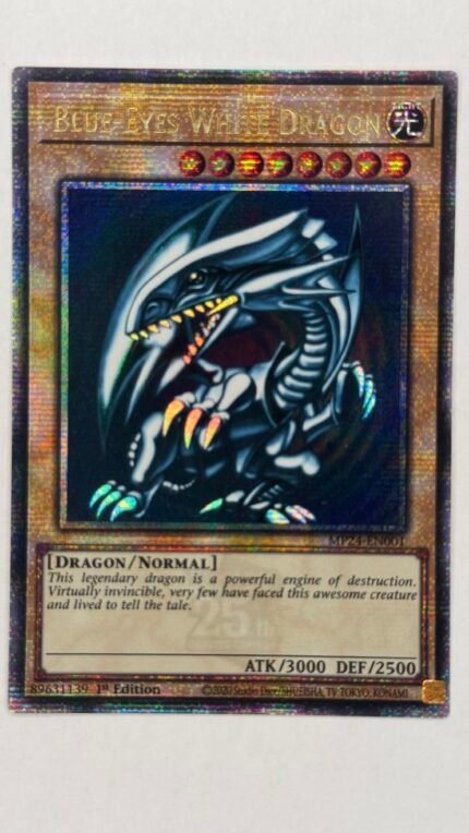 Blue-Eyes White Dragon (Quarter Century Secret Rare) - 25th Anniversary Tin: Dueling Mirrors (MP24)