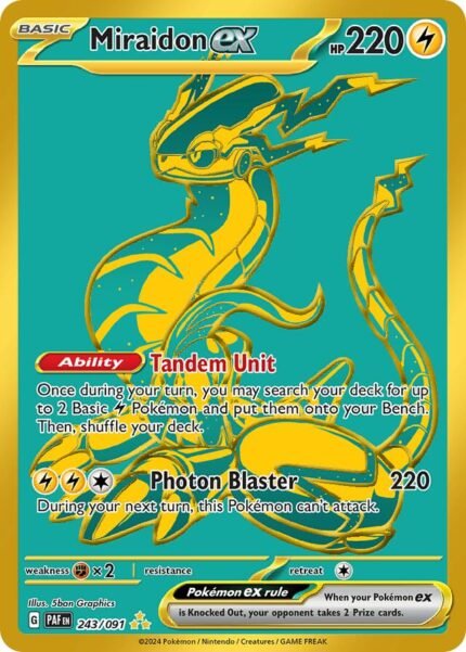 Miraidon ex - Paldean Fates - 243/091