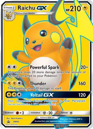 Raichu GX - Sun & Moon Promo - SM90