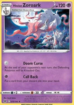 Hisuian Zoroark – glimmend – Lost Origin