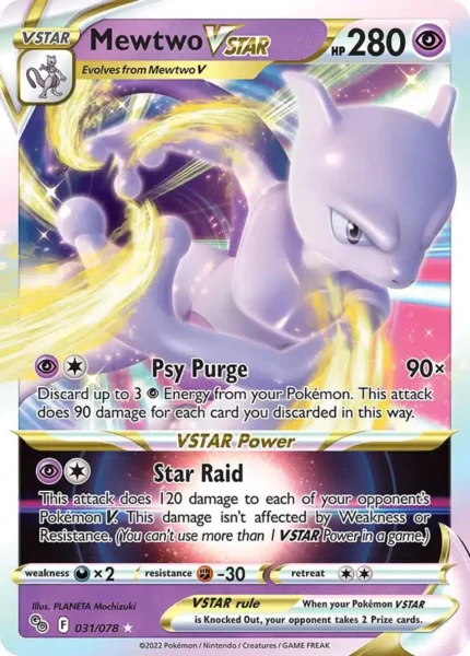 Mewtwo VSTAR - Pokémon GO - 031/078