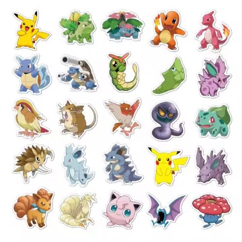 Pokémon stickers – 100 stuks - Afbeelding 2