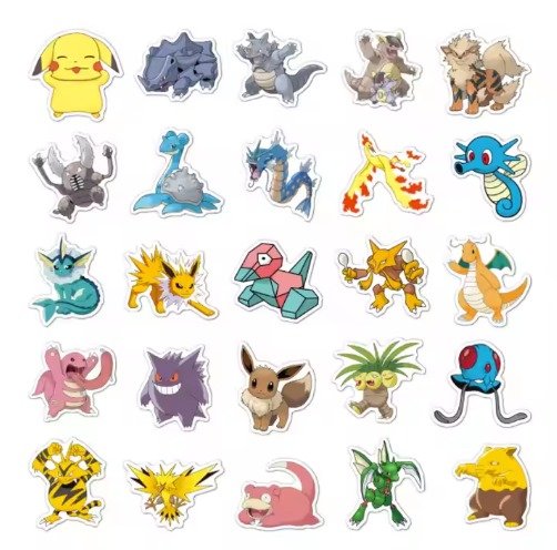 Pokémon stickers – 100 stuks - Afbeelding 3