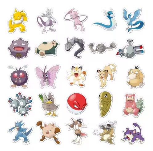 Pokémon stickers – 100 stuks - Afbeelding 4