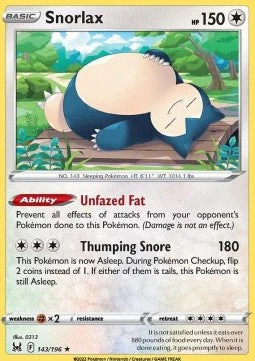 Snorlax – Lost Origin